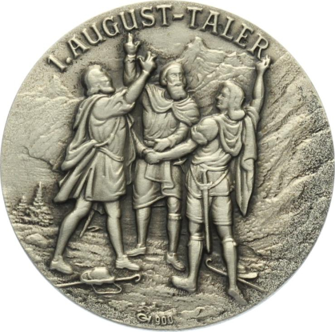 1. August-Taler 2002 - General Suwarow Zug über die Alpen 1799